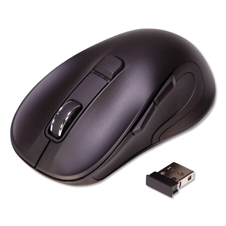 Innovera Hyper-Fast Scrolling Mouse, 2.4 GHz/26 ft Wireless, Right Hand, Black IVR62500